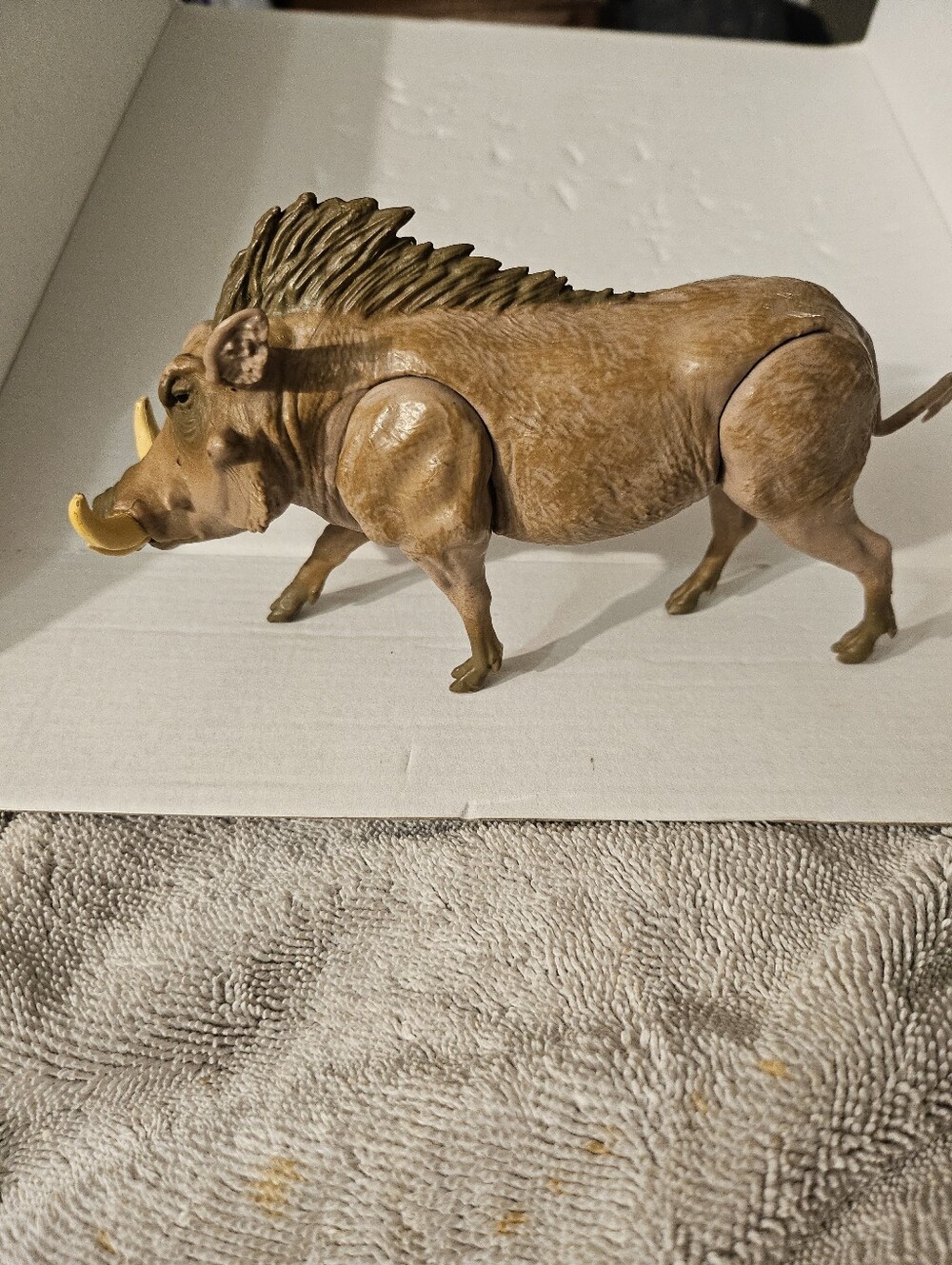 2019 Lanard Jumanji Wild Kingdom Collection 6" Warthog Boar Pig Animal Figure